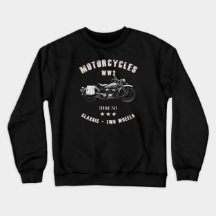 Indian 741 Retro Vintage Motorcycle WW2 Crewneck Sweatshirt